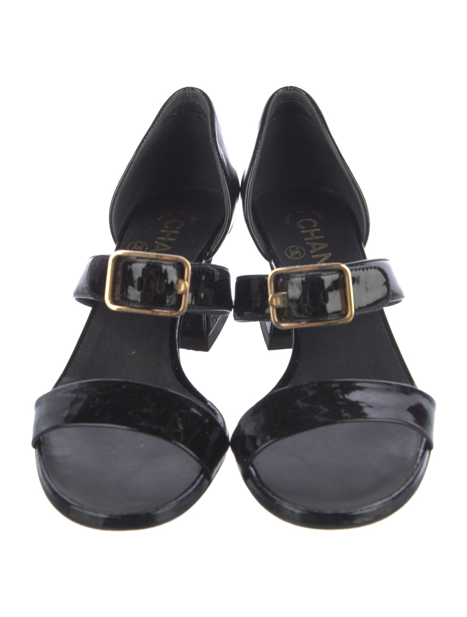 Chanel 2022 Interlocking CC Logo Sandals